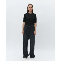 Carolina Black Merino Top