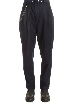 'Sneek' Navy Pinstripe Suit Pant