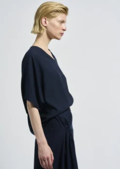 Tingle Navy Top